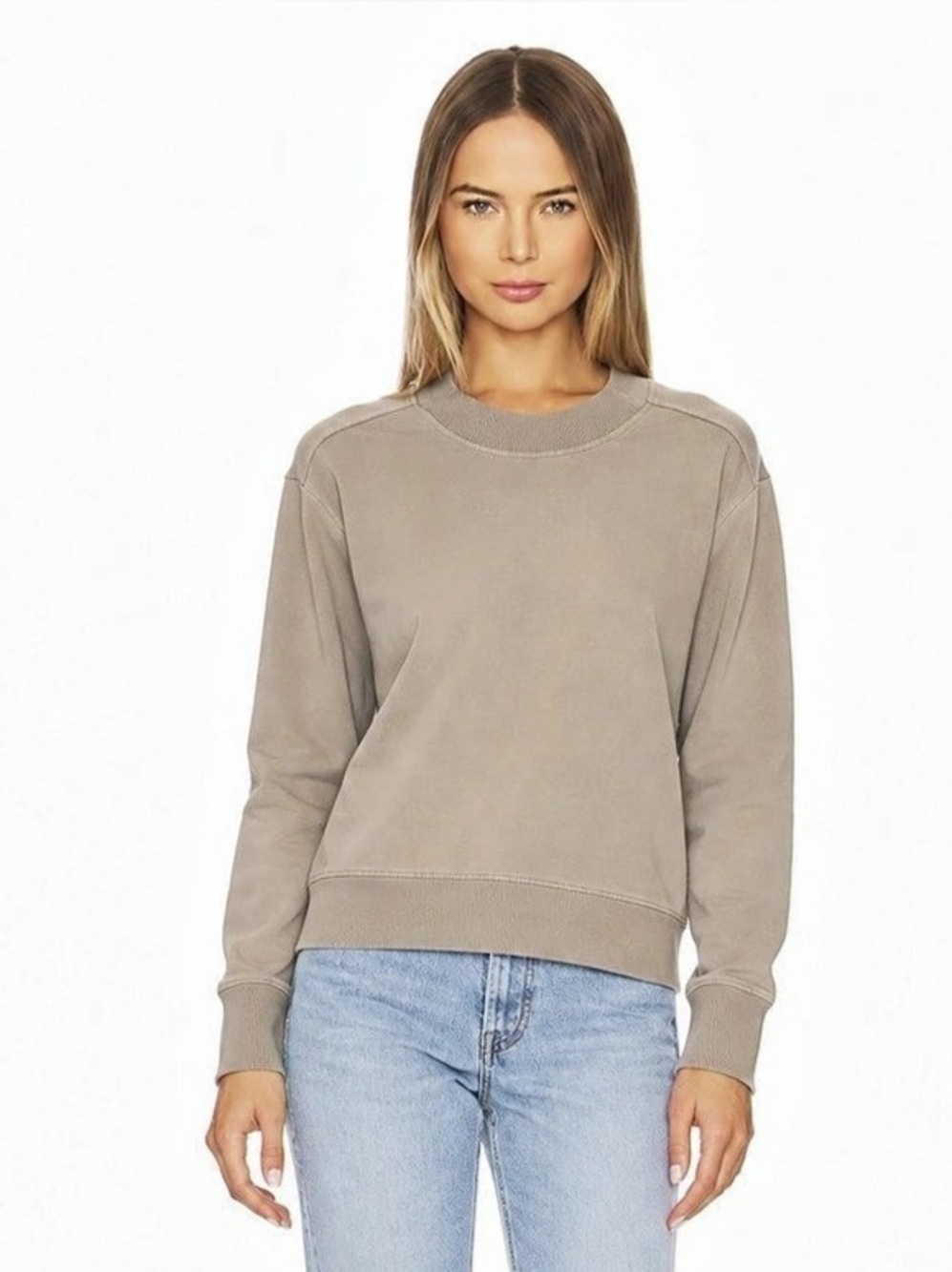 MPG Crewneck Sweatshirt in Brown Size Medium Like New